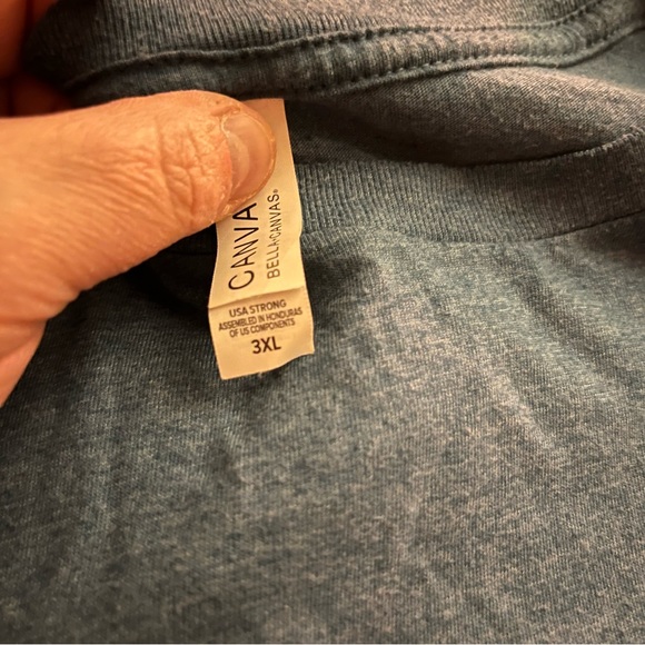 “Being a Mom Makes my Life Complete” Heather Blue Plus Size 3XL Bella Canvas - Picture 4 of 5